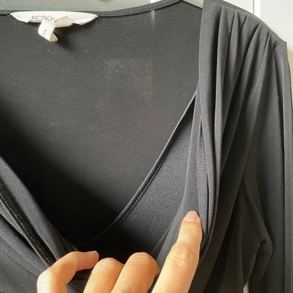 BCBGeneration Black Mini Dress Sexy LBD | Women's Size S - Picture 3 of 8